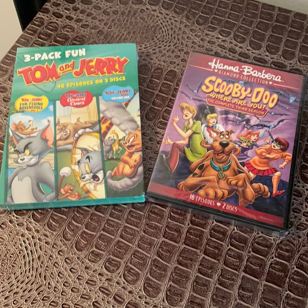 Scooby-Doo and Tom and Jerry classic dvd collection